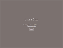 Tablet Screenshot of capturewines.com